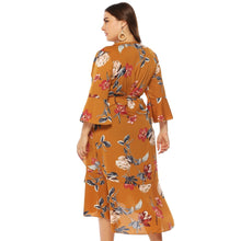Load image into Gallery viewer, Summer Butterfly Sleeve Floral Dress