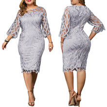 Load image into Gallery viewer, Grayish Elegant Dress 2020