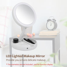Load image into Gallery viewer, LED Makeup rechargeable Mirror