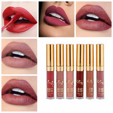 Load image into Gallery viewer, 6pcs/Set Lip Gloss Professional Makeup Matte Liquid Lipstick