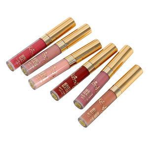 6pcs/Set Lip Gloss Professional Makeup Matte Liquid Lipstick