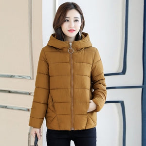 New Fashion Cotton Hooded Parkas Jacket