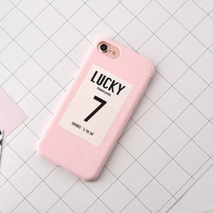 Ultra-thin Lucky 7 iPhone Cases