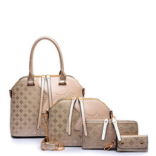 Load image into Gallery viewer, 4PC European Style Zipper Handbags