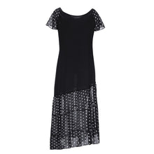 Load image into Gallery viewer, Asymmetric Chiffon Elegant New Style Polka Dotts Dress
