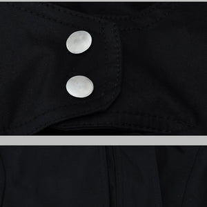 Hooded Button Zipper Jacket 2019