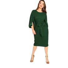 Load image into Gallery viewer, Gorgeous Green Pencil Dress