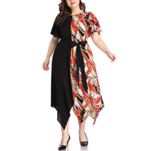 Load image into Gallery viewer, New Fashion Designer Printed Party Dress