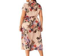 Load image into Gallery viewer, Elegant Floral Party Midi