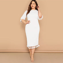 Load image into Gallery viewer, Estylo Scarf Print Cuff Long Dress
