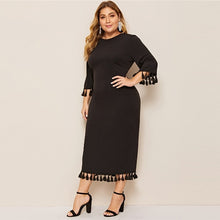 Load image into Gallery viewer, Estylo Scarf Print Cuff Long Dress