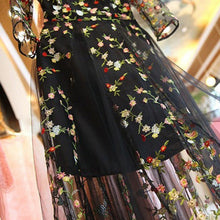 Load image into Gallery viewer, Mesh Embroidery Lace Dress
