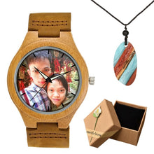 Load image into Gallery viewer, Photo Print Wooden Watch (Valentine Special)