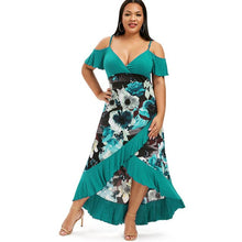 Load image into Gallery viewer, Estylo Summer Fashion Wrap Ruffle Dress