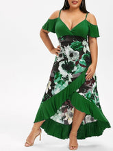 Load image into Gallery viewer, Estylo Summer Fashion Wrap Ruffle Dress