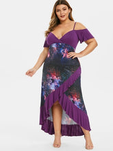 Load image into Gallery viewer, Estylo Summer Fashion Wrap Ruffle Dress