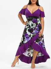 Load image into Gallery viewer, Estylo Summer Fashion Wrap Ruffle Dress