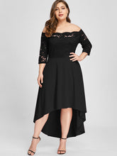 Load image into Gallery viewer, Off Shoulder Elegant Lace Dress