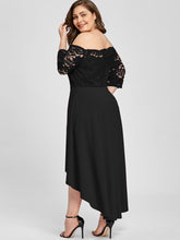 Load image into Gallery viewer, Off Shoulder Elegant Lace Dress