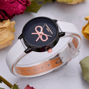 3D Leather Band Watch
