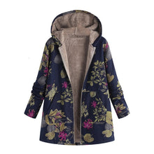 Load image into Gallery viewer, Estylo Retro Hooded Warm Jacket