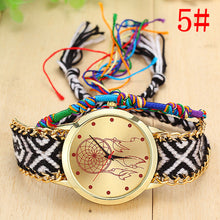 Load image into Gallery viewer, Leather Dreamcatcher Friendship Watch