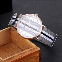 Load image into Gallery viewer, Canvas Strap Band Wrist Watch