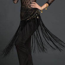 Load image into Gallery viewer, Tassel Sequins Belly Dance Scrarf