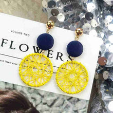 Load image into Gallery viewer, Circle Drop Earrings 2019