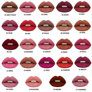24pcs/lot Hot Selling Matte Lipsticks
