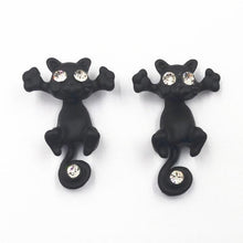 Load image into Gallery viewer, 1 Pair Cute Cat Stud Earrings