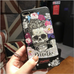 3D Relief Laser Bling Phone Cases