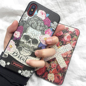 3D Relief Laser Bling Phone Cases