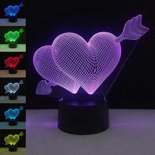 Load image into Gallery viewer, 3D Touch LED USB Light Table Lamp
