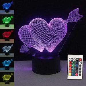 3D Touch LED USB Light Table Lamp