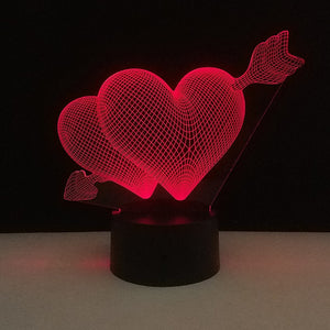 3D Touch LED USB Light Table Lamp