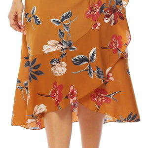 Summer Butterfly Sleeve Floral Dress
