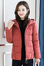 Load image into Gallery viewer, New Fashion Cotton Hooded Parkas Jacket