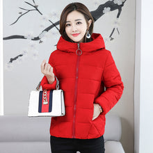 Load image into Gallery viewer, New Fashion Cotton Hooded Parkas Jacket