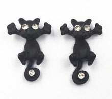 Load image into Gallery viewer, 1 Pair Cute Cat Stud Earrings