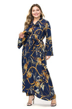 Load image into Gallery viewer, Estylo Classic Print Slim Fit Dress