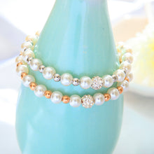 Load image into Gallery viewer, Classic Pearl Bracelet