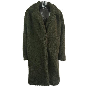 Trendy Winter Shaggy Long Super Warm Coat