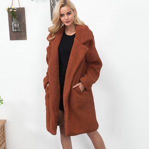Trendy Winter Shaggy Long Super Warm Coat