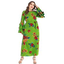 Load image into Gallery viewer, Floral New Design Ruffles Flare Long Maxi