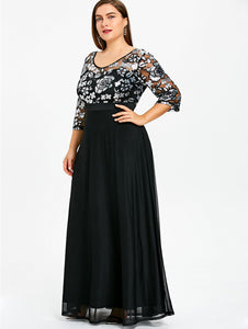 Estylo-Sequined Floral New Style Maxi