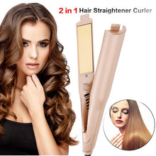 Load image into Gallery viewer, Hot Sale 2 in 1 Hair Straightening &amp; Curl