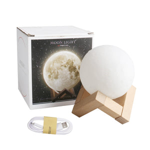 3D Printing USB Moon Light Touch Control