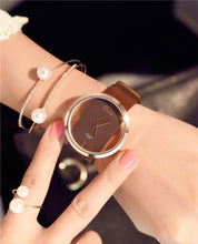 Load image into Gallery viewer, Leather Strap Black Luxury Watches