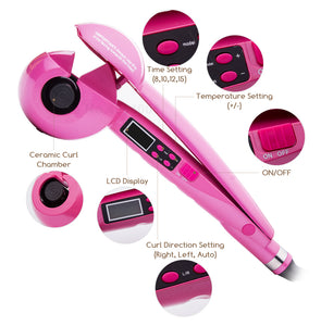New LCD Screen Super Fast Automatic Hair Curler
